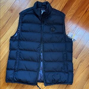 Michael Kors Midnight Blue Down Puffer Vest